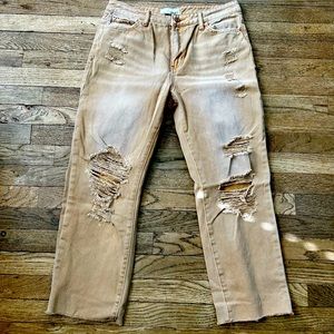 Vervet Butterscotch 90s crop flare size 29